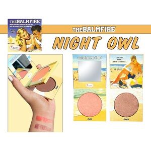 theBalm theBalmFire Night Owl Highlighting Shadow Blush Duo